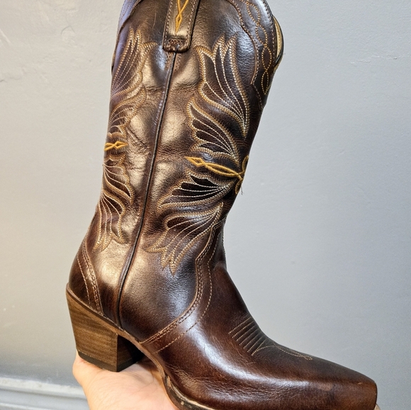 MYRA BAG WOMEN'S DOMINGOCEREZA WESTERN BOOTS - SNIP TOE size 8 - Picture 7 of 14